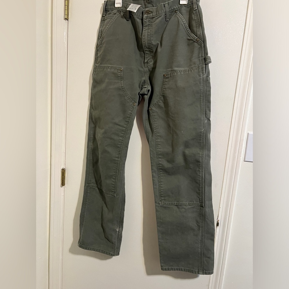 Carhartt Men's Green Work Pants
